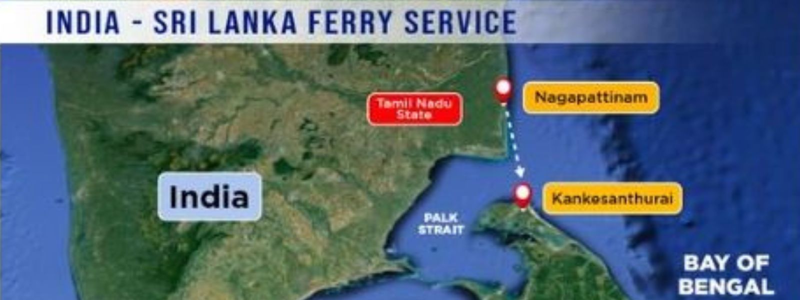 Sri Lanka-India Ferry Link Set to Sail Again